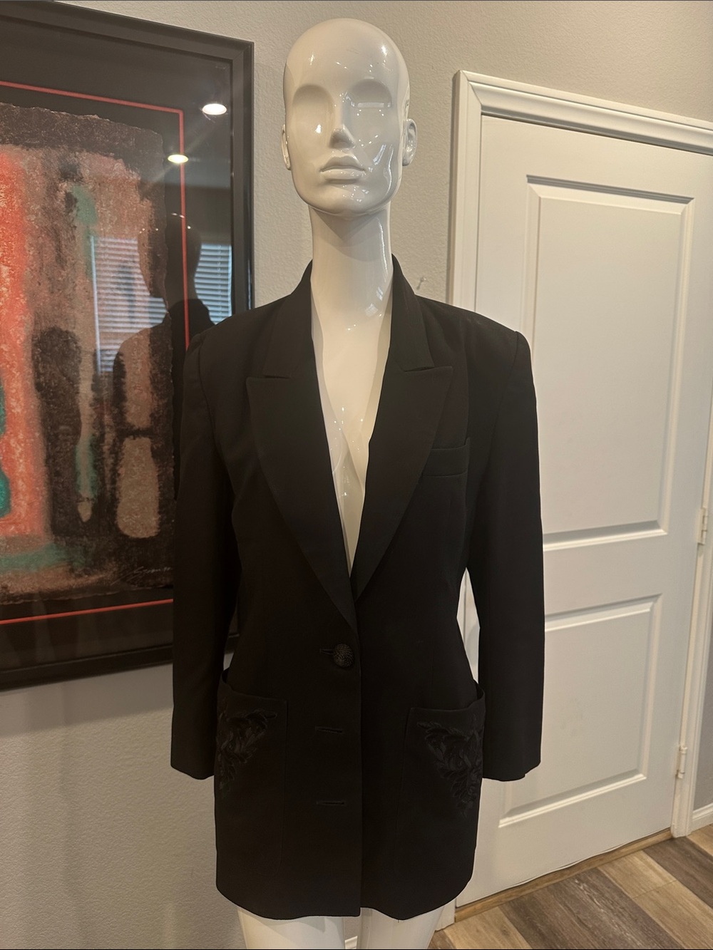 Dana Buchman Black Tailored Blazer Jacket